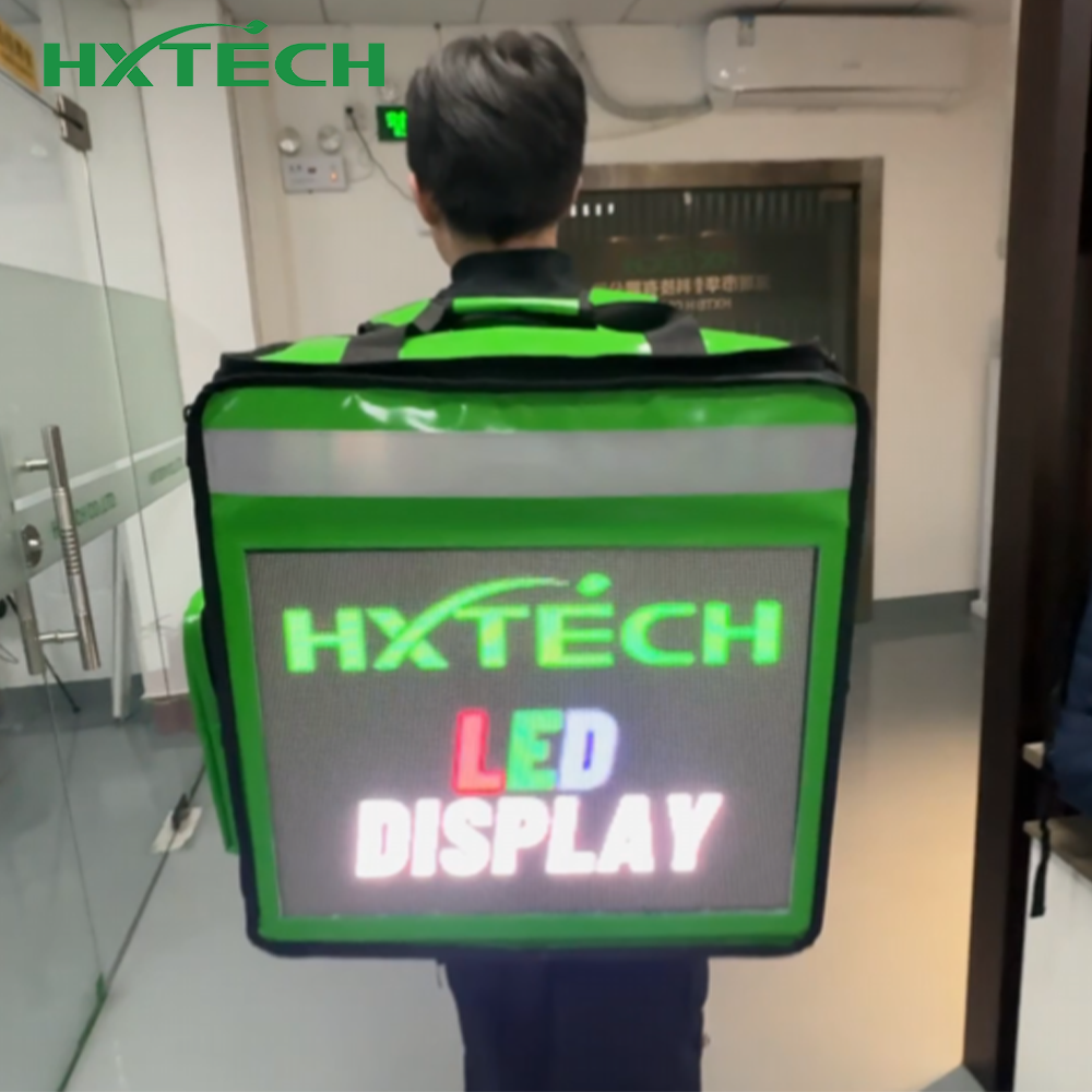 LED Display Scooter Tail Box with Video Play Delivery Box for Motorcycles