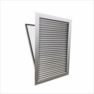 Wholesale high quality fresh vent aluminum filter hvac waterproof louvers air Ventilation grille