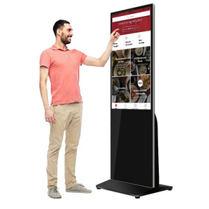 Digital Signage Totem Stand Floor Standing Smart Touch Screen 55 Inch Floor Standing Digital Signage