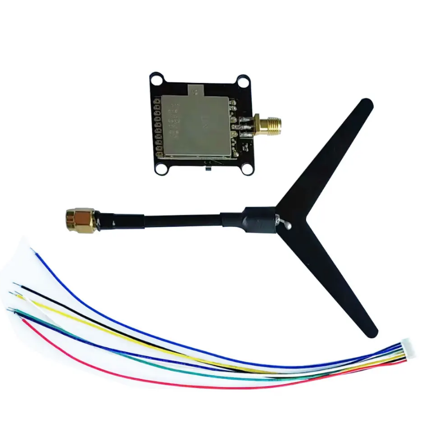 1.2GHz A/V VTX VRX 0.8/1.6mw Transmitter VRX Receiver  9 9CH Matek Video Transmission Receiver