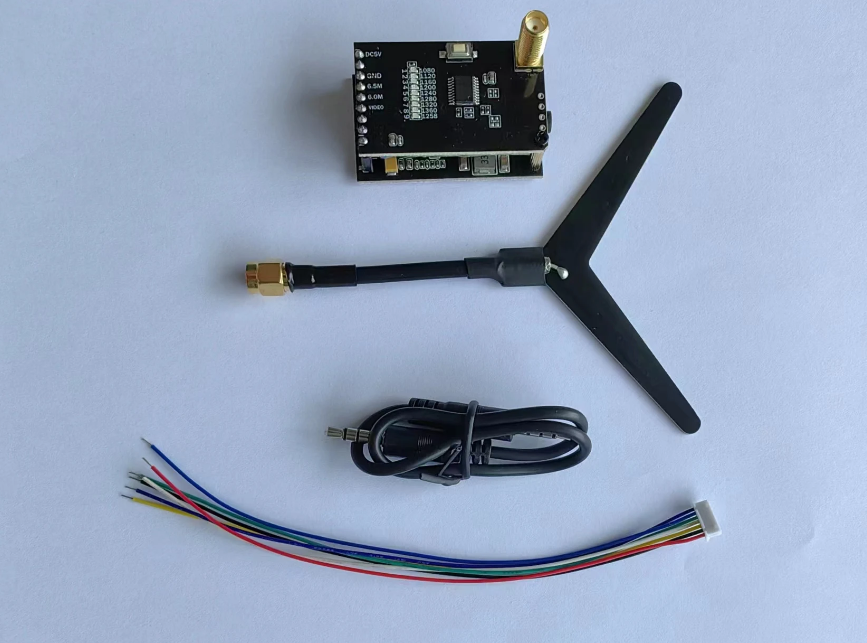 1.2GHz A/V VTX VRX 0.8/1.6mw Transmitter VRX Receiver  9 9CH Matek Video Transmission Receiver