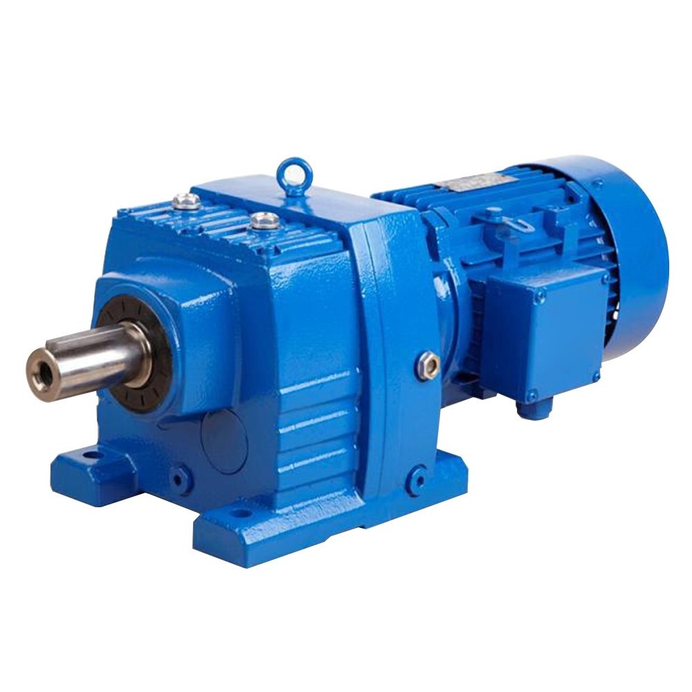 New Style Manufacturing Plant R Series Helical Gearbox Inline Helical Gear Motor R Series Helical Gearbox