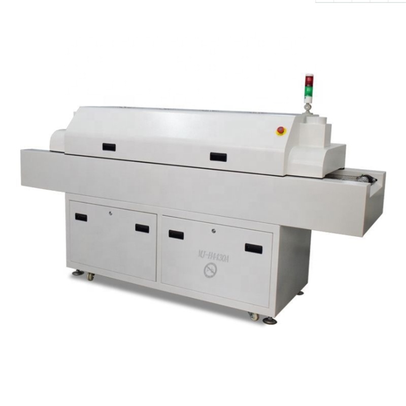 Mini 4 Zones Reflow Oven Mesh belt 400mm Welding Equipment Reflow Soldering reflow oven machine