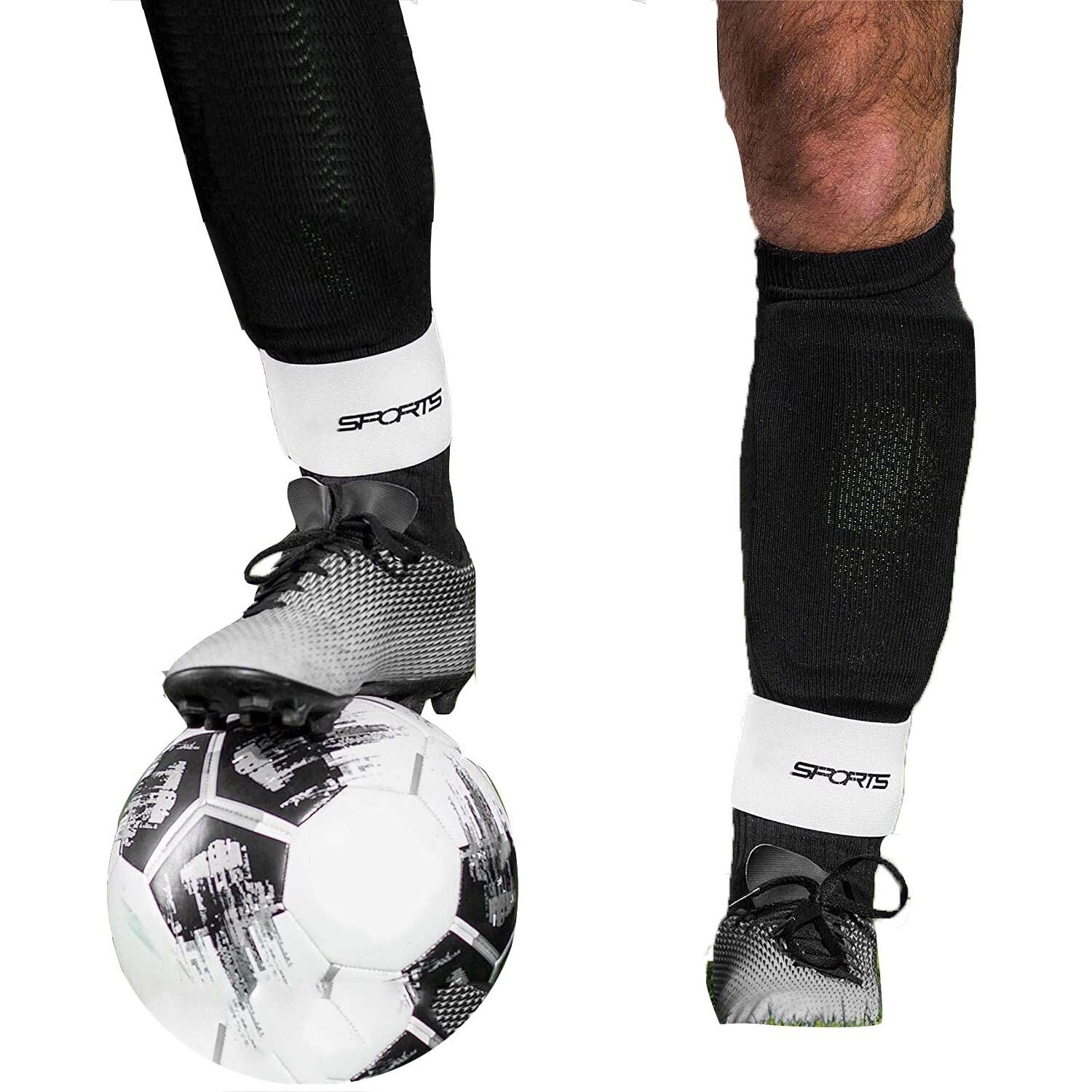 Customized Comfortable Strong Elastic Football Shin Guard Straps