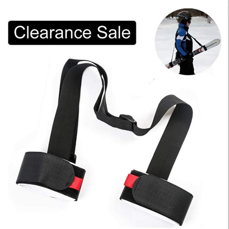 OEM Supplier Ski Snowboard Easy Handbag Cross Country Ski Pole Shoulder strap ski carrier Strap