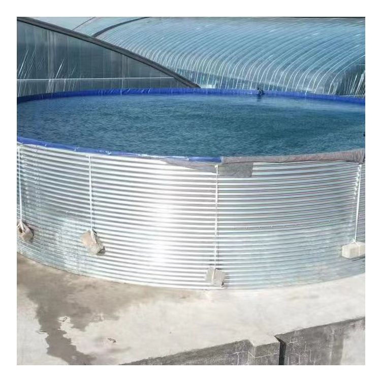 5000 Gallons Corrugated Steel Fire Fighting water tanks 1000m3  water tank