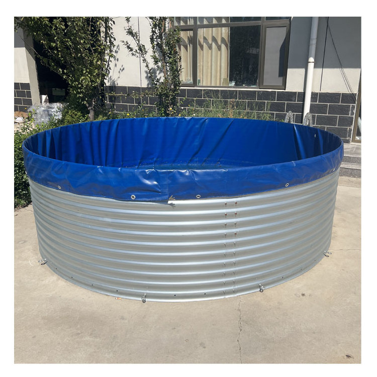 5000 Gallons Corrugated Steel Fire Fighting water tanks 1000m3  water tank