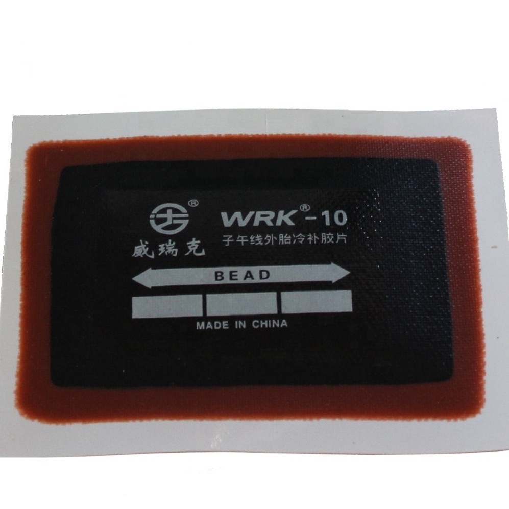 Hot sale 75*100mm tire repair rubber cold patch vulcanized