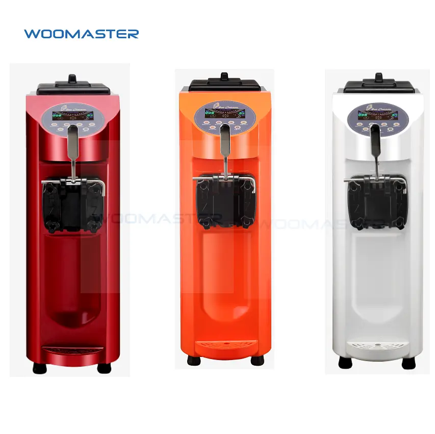 Woomaster commercial use ice cream machine ice cream maker with intelligent touch screen