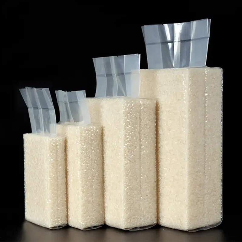 Custom 1kg 5kg 10kg 25kg 50kg Empty Paper Seed Flour Rice Storage Container Packing Packaging Plastic Bags For Sale