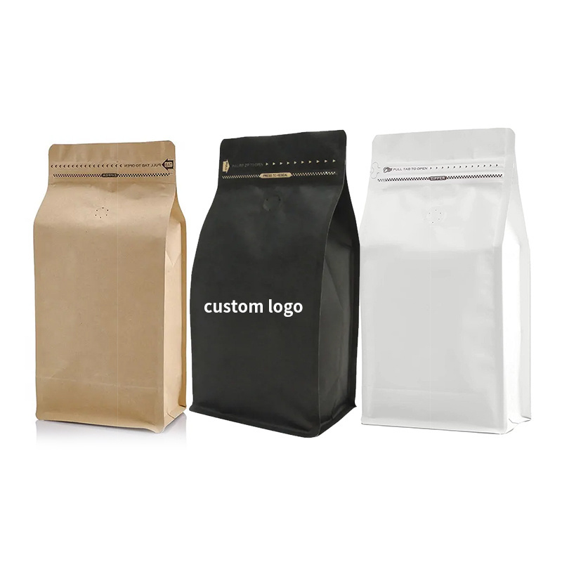 Custom Dry Fruit Coffee Food Plastic Packaging Pouches Stand Up Zip Lock Pouch For Coffee Packaging Bag