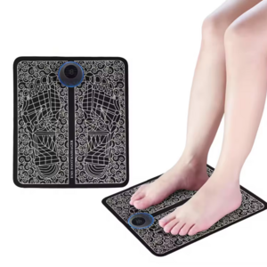 Physiotherapy Foldable Electric Ems Foot Massage Pad Muscle Acupoints Stimulator Ems Bioelectric Acupoints Massager Mat