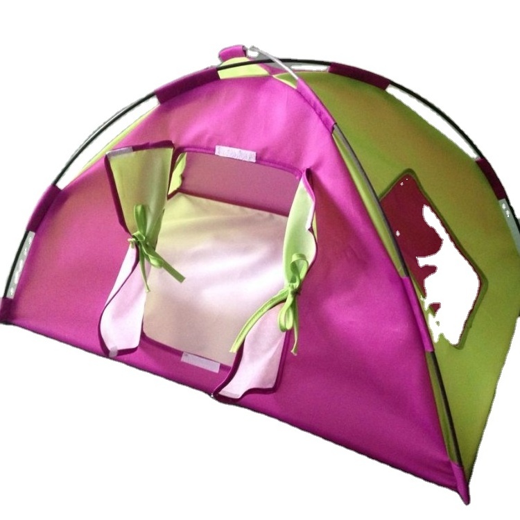 14-18 Inch Doll Pink Camping Camp Indoor Outdoor Tent Accessory