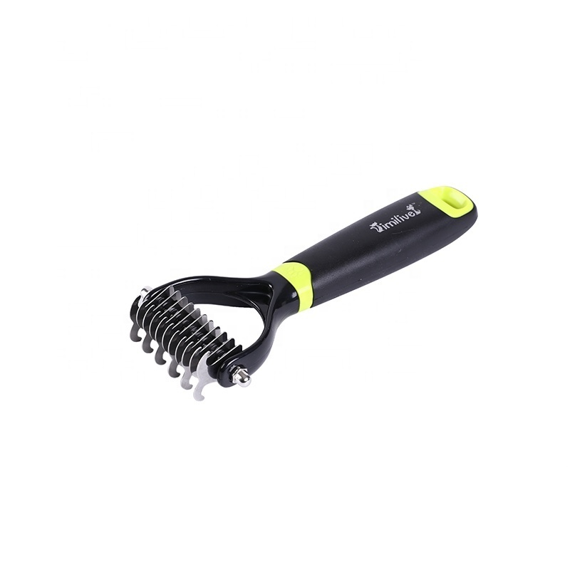 imilive Dog Hair Brush Grooming Tools Supply Set Stainless Steel Comb