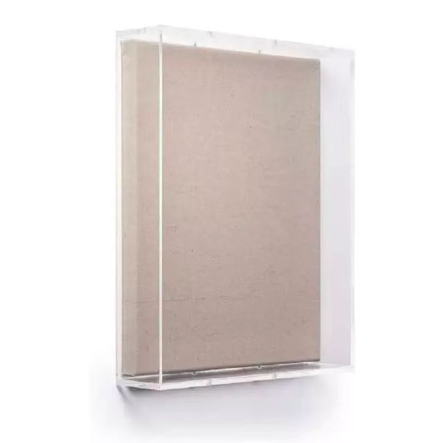 6''*6''*3'' modern acrylic shadow box covers high quality acrylic art painting display Frame