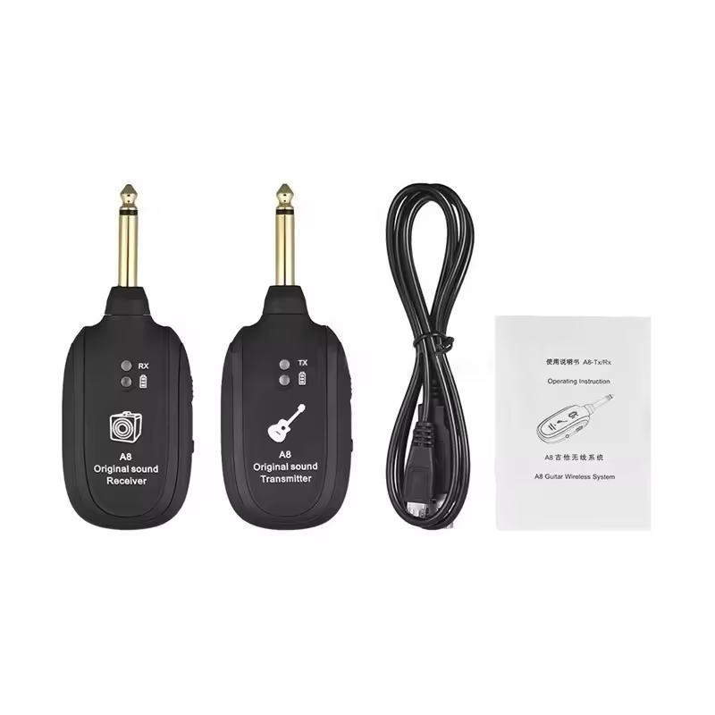 Hot Sale Uhf A8 Wireless System Transmitter And Receiver For Guitar