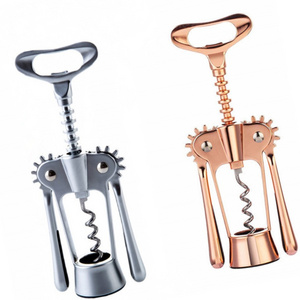 Stainless Steel Wing Corkscrew Wine Opener Waiters Corkscrew Cork Beer Bottles Opener Remover For Kitchen Restaurant Chateau Bar