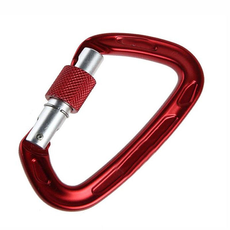 99*59*12mm Aluminum Rock Climbing Carabiner With Lock, Rock Climbing Outdoor Carabiner, 24KN Twist Lock Carabiner For Camping