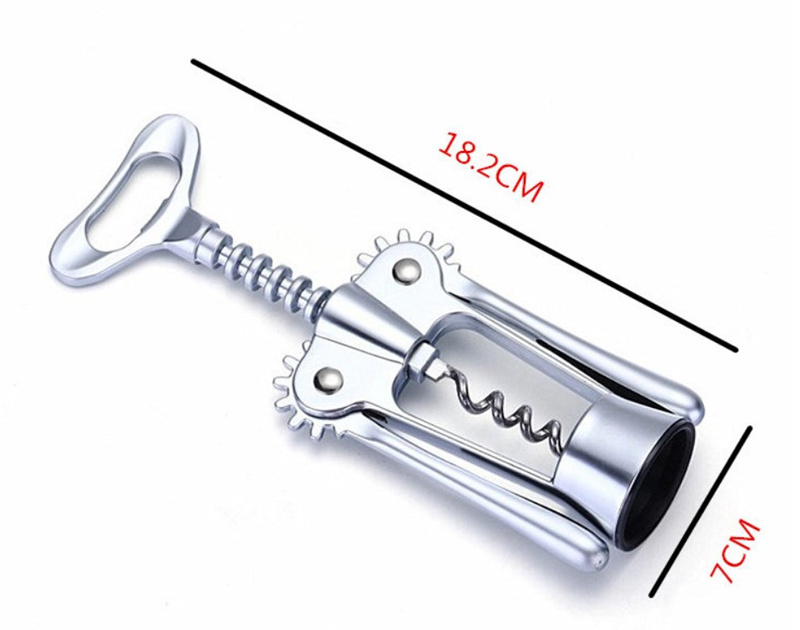 Stainless Steel Wing Corkscrew Wine Opener Waiters Corkscrew Cork Beer Bottles Opener Remover For Kitchen Restaurant Chateau Bar