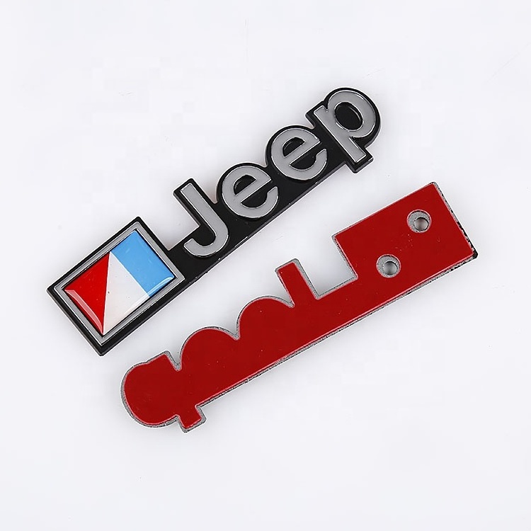 high quality Custom ABS 3D  Car  Emblem  with printing dome sticker Logo