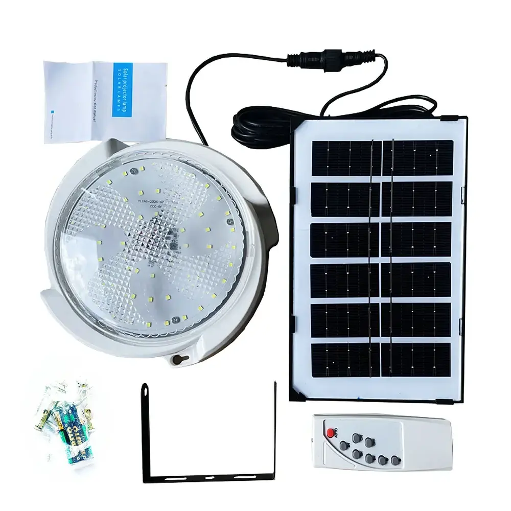 Indoor Solar Ceiling Light Factory Direct With Remote Control Solar Light Lamp For Indoor Indoor50 80 150 200 300 Wattage Solar