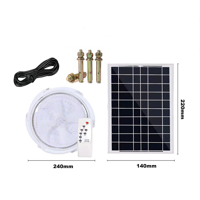 Solar Power System Home Lamps 80w Led Solar Ceiling Light Indoor