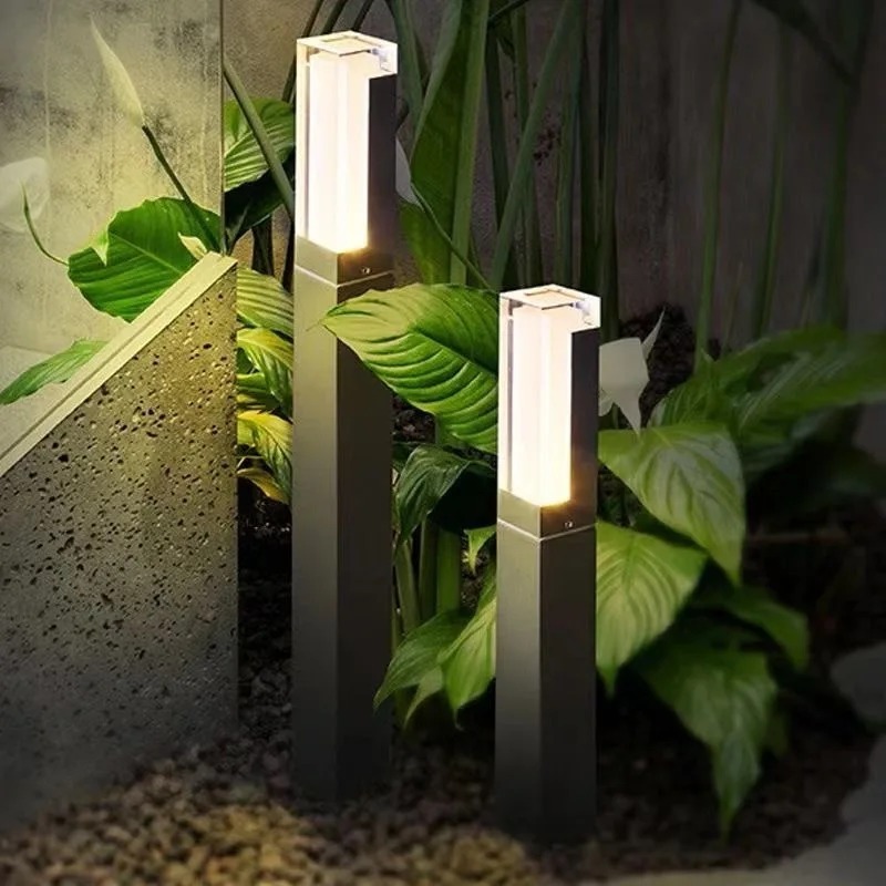 Outdoor Waterproof IP65 10W LED Lawn Lamp New Style Aluminum Pillar Garden Path Square Landscape Lawn Lights