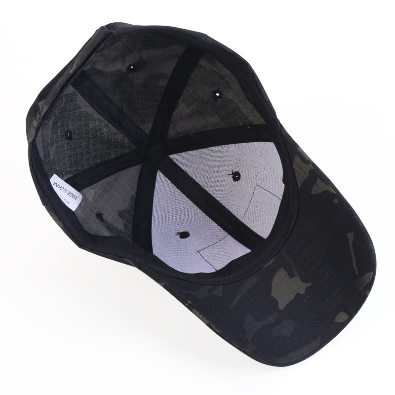 manufacturer  Camouflaged Tactical  base ball cap custom cotton baseball blank camo hat