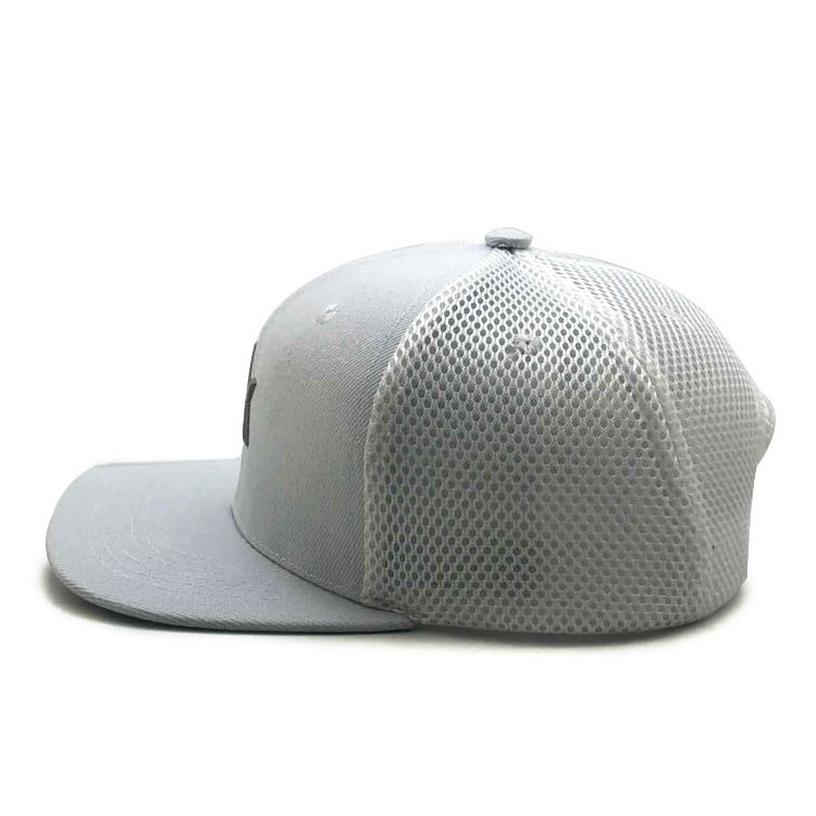 wholesale high quality custom plain 6 panel Mesh Truck Hat Snapback Trucker Hats