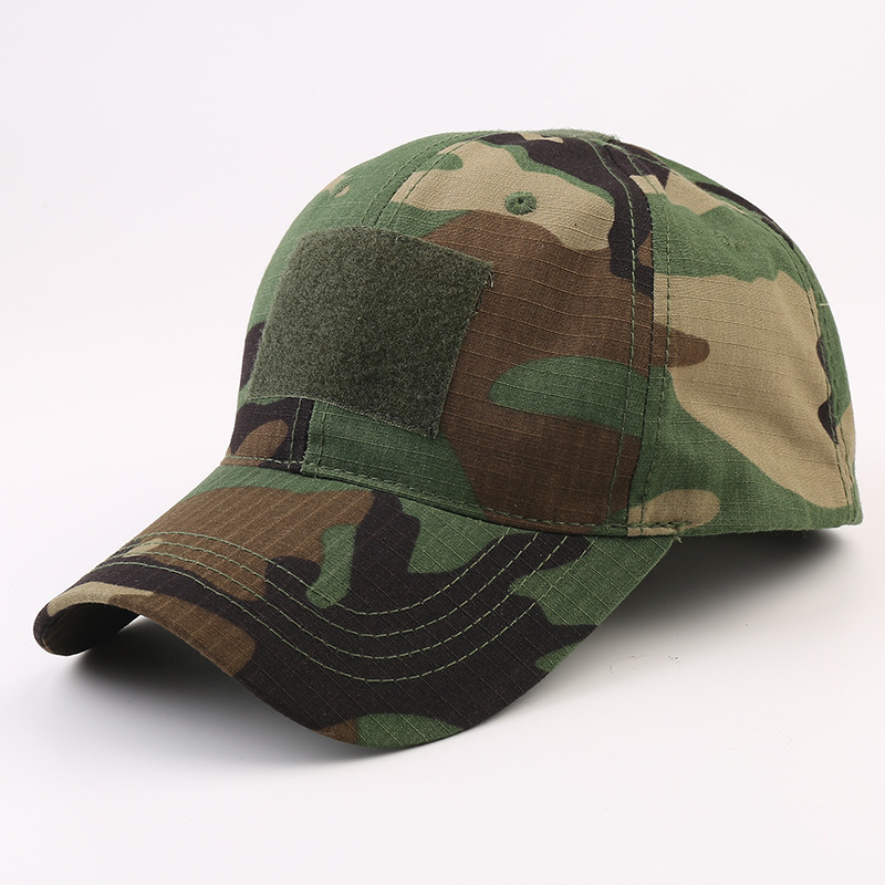 manufacturer  Camouflaged Tactical  base ball cap custom cotton baseball blank camo hat