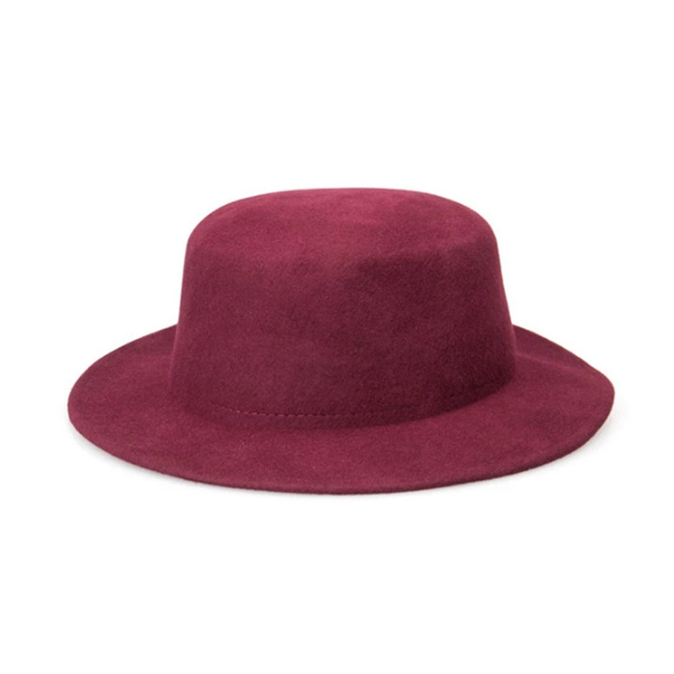 24h free design Unique Black Wool Felt Trilby Men Fedora Hats wholesale