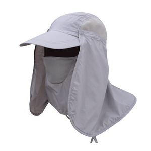 Outdoor bucket Fishing Cap Sun Protection Hat With Neck Cover