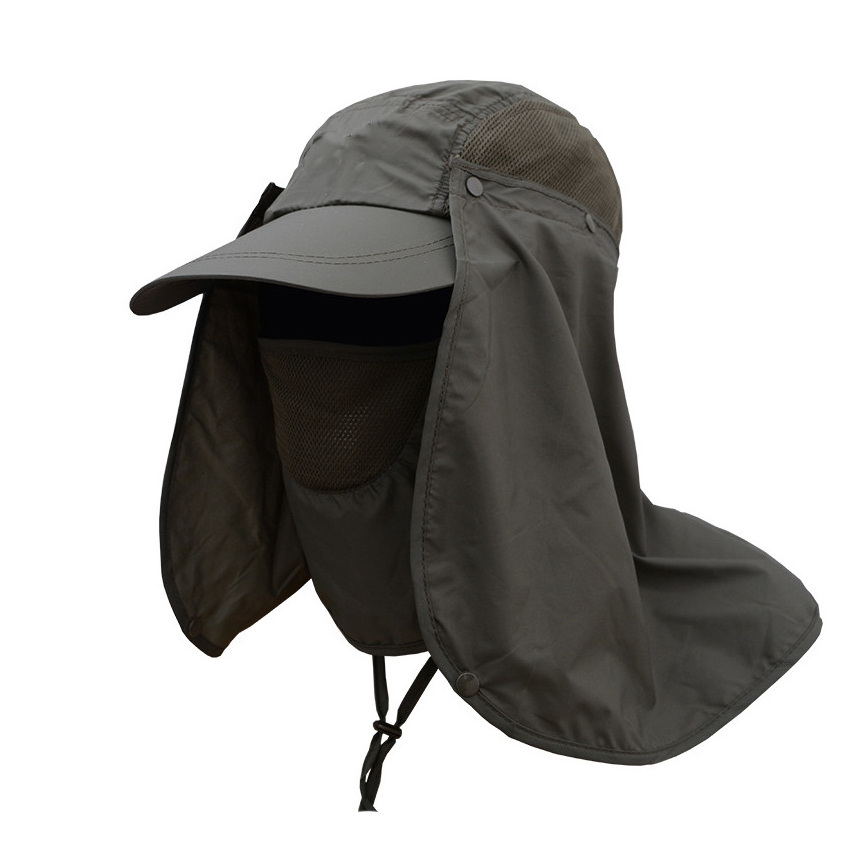 Outdoor bucket Fishing Cap Sun Protection Hat With Neck Cover