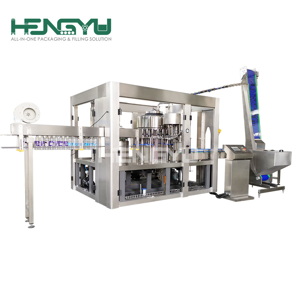 OEM 3 in 1 Automatic Production Plant Line Bottle Capping Packing Mineral Pure Making Water Bottling Liquid Filling Machines