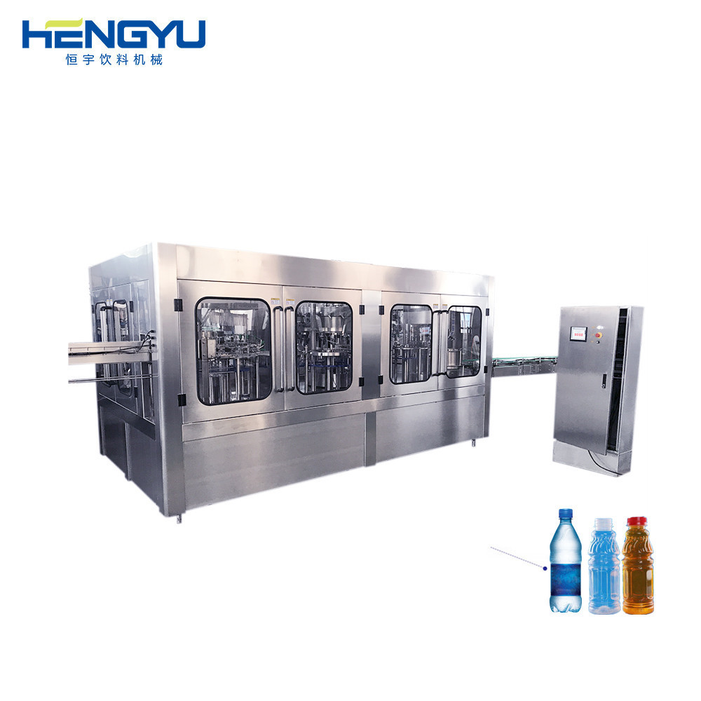 OEM Automatic Juice Soda Beverage Carbonated Drink Making Liquid Glass Bottle Filling Machines Production Line Capping Machinery