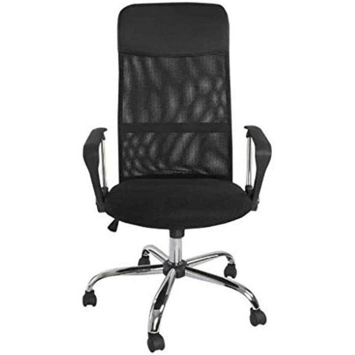 Hot Sale Silla Ejecutiva Chromed Base Lifting Reclining Mesh Office Chair Swivel Computer Desk Chair