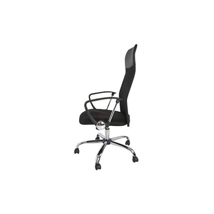 Hot Sale Silla Ejecutiva Chromed Base Lifting Reclining Mesh Office Chair Swivel Computer Desk Chair