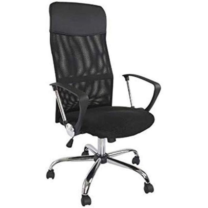 Hot Sale Silla Ejecutiva Chromed Base Lifting Reclining Mesh Office Chair Swivel Computer Desk Chair