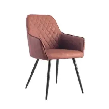 Wholesale Cheap Modern Outdoor Furniture Chair Pu Upholstered Seat Rattan Cane Dining Chairs