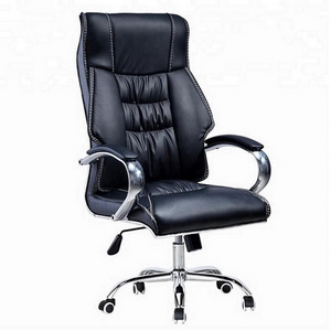 Armrests Modern Pu Leather Office Chair Midback Adjustable Home Computer Executive Chair On Wheels 360 Swivel