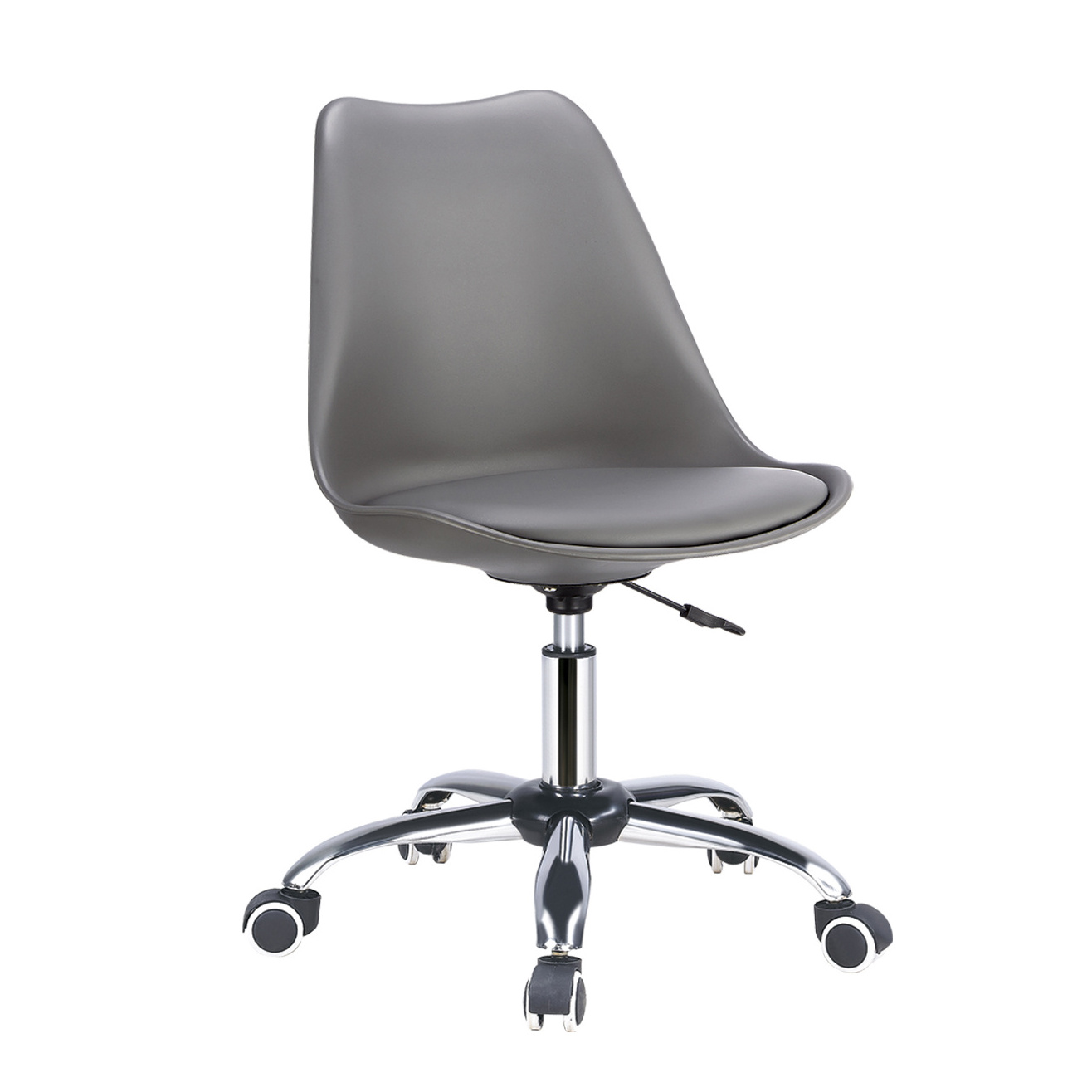 Home Office Chairs Kitchen Dining Room Bar Stool With Wheels And Hard Plastic Top Ergonomic Computer Chair