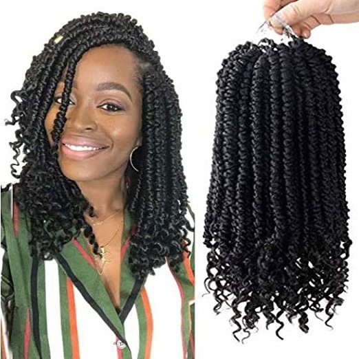 Synthetic Hair Wholesale Nubian Pre Twist Curly Passion Freetress Water Wave Spring Twist Crohcet Braid Hair Passion Twist Hair