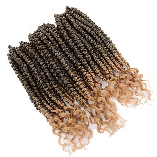 Synthetic Hair Wholesale Nubian Pre Twist Curly Passion Freetress Water Wave Spring Twist Crohcet Braid Hair Passion Twist Hair