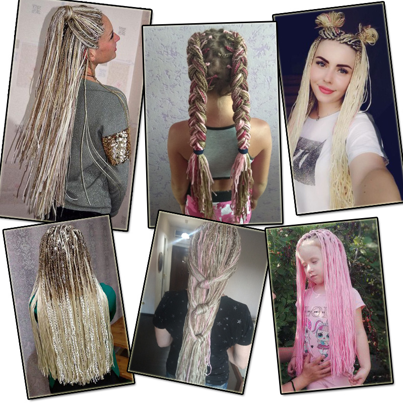 Wholesale jumbo hair Braids hairstyles 24 41in for black women and black synthetic hair extension Synthetic Braiding Hair