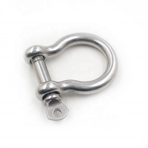 4MM Stainless steel 304 rigging shackle bow shackle with safety pin