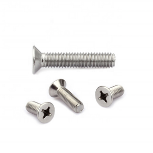 6-32 Stainless Steel 304 Phillips flat head machine screws