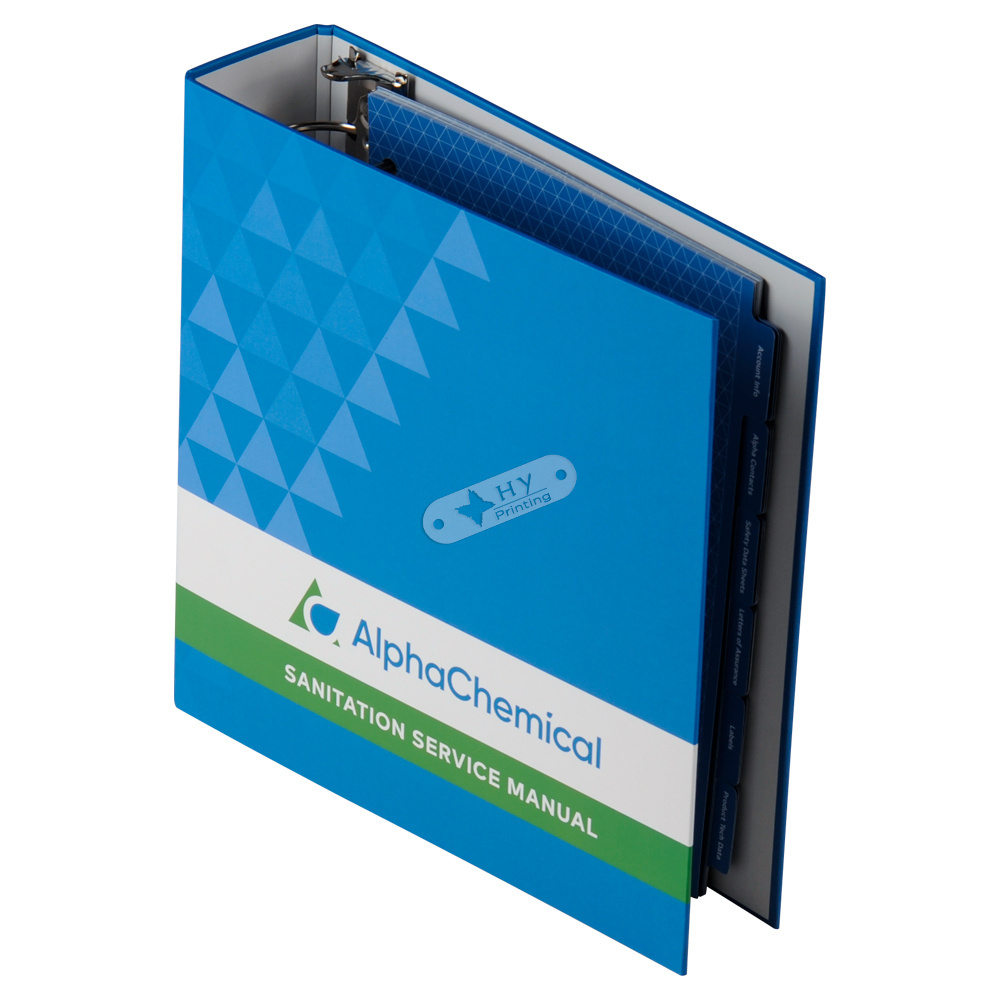 Transfer Spring File folder with spine Pocket