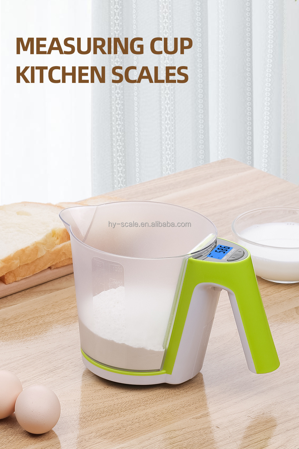 Household Kitchen Electronic Scale Measuring Cups Scale Digital Weighing Cup