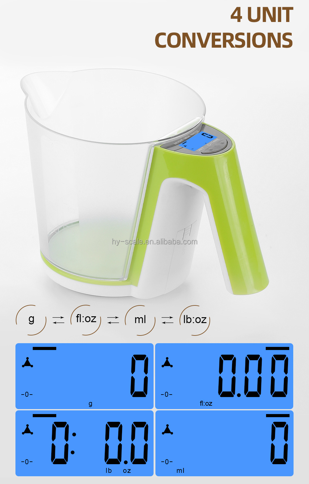 Household Kitchen Electronic Scale Measuring Cups Scale Digital Weighing Cup