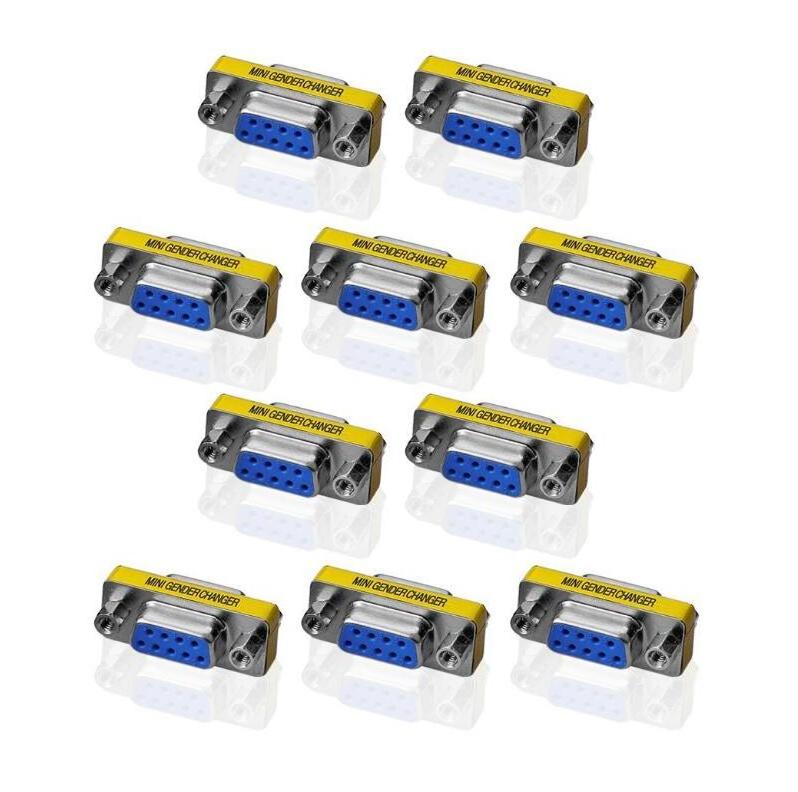 DB9 adapter mini gender changer rs232 adapter  male to female male to male female to female connector